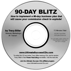 Network Marketing MLM 90-Day Blitz CD by Tracy Biller
