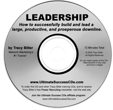 Network Marketing MLM Leadership CD by Tracy Biller